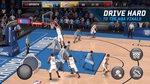 NBA LIVE苹果版v1.6.5游戏截图（5）