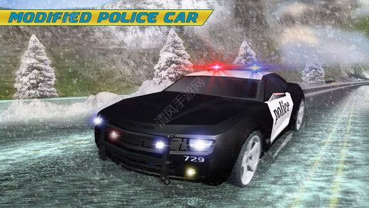 警察追逐山汽车3D苹果版游戏截图（1）