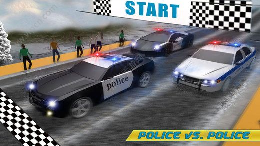 警察追逐山汽车3D苹果版游戏截图（2）