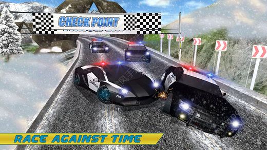 警察追逐山汽车3D苹果版游戏截图（3）