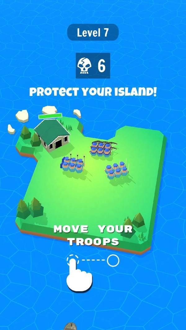 岛屿保卫战手机版游戏截图（1）